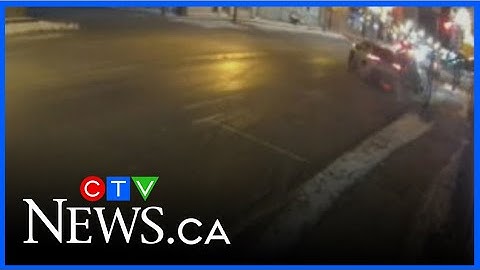 Driver caught on video swerving into oncoming traffic