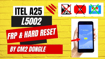 Itel A25 (L5002) Frp Bypass Google Account Unlock l Itel A25 Frp Bypass by cm2 dongle///