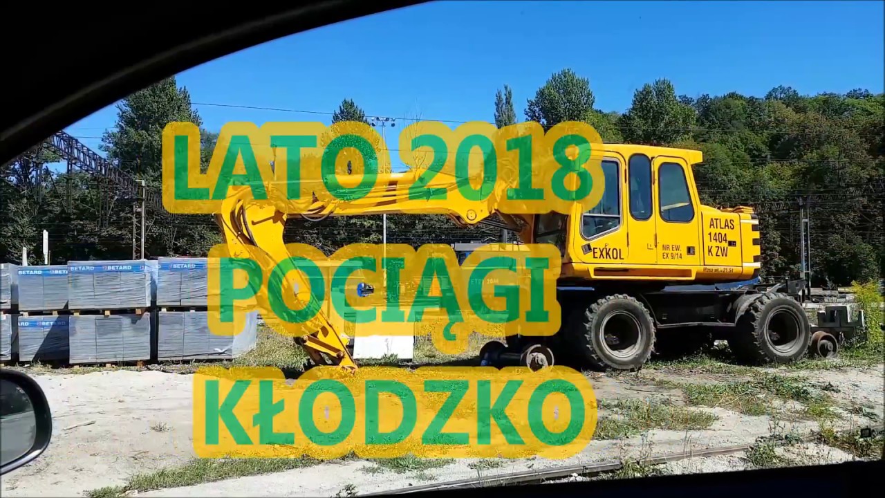 Pociągi w Kłodzku Lato 2018