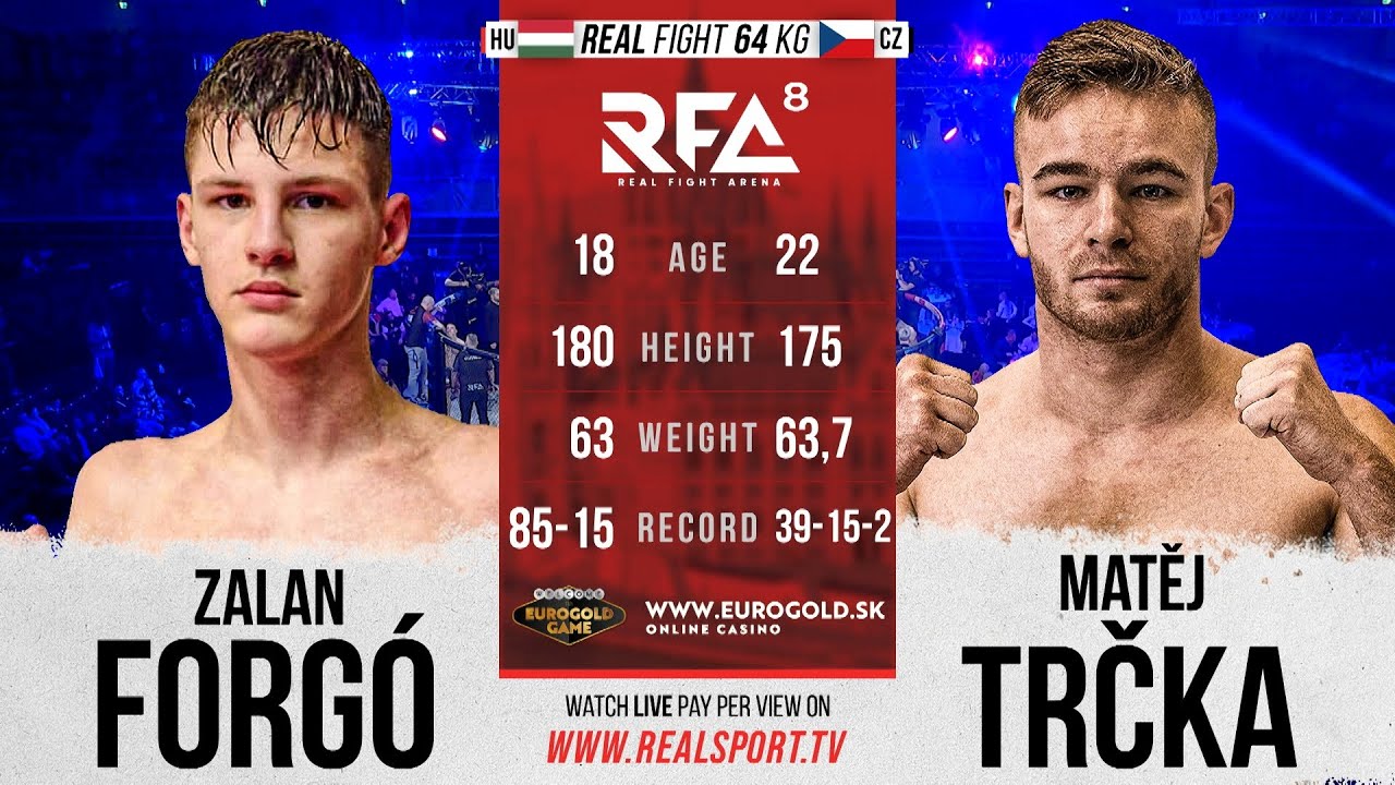 Zalan Forgó VS Matěj Trčka | RFA 8 | Budapešť | 4. 2. 2023