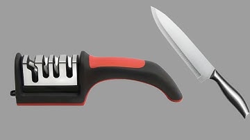Knife Sharpener Review | Best Budget 3-Stage Sharpener for Kitchen Knives!