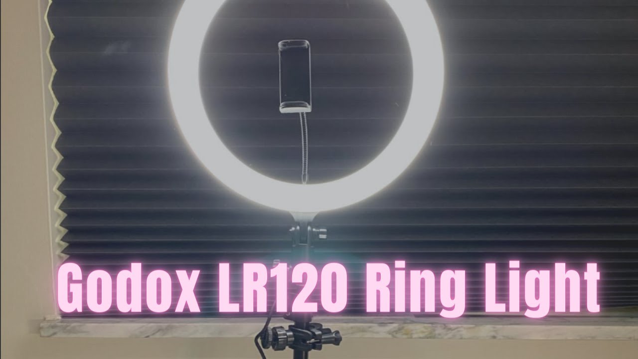 Godox LR120 LED Ring Light Review | USB Powered Conference Light