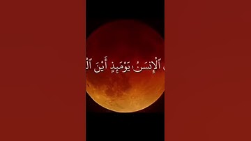 قران كريم 💖 واذا برق البصر وخسف القمر اسمع ورتاح 🥹