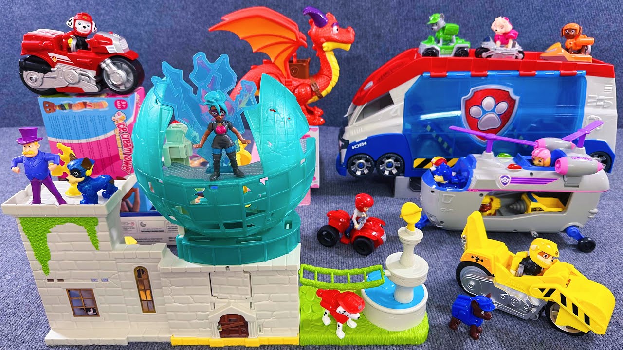 11 minutes of satisfying opening of cool paw patrol rescue wheels toys unboxingASMR | Review toys