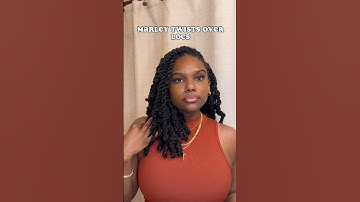 Marley twists over locs 🤩 #locstyles #marleytwists #shortlocstyles #shortlocs #locs #loccommunity