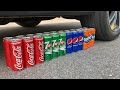 Giant Coca Cola, Fanta, Sprite and Big Pepsi, Mirinda | Top 25 Crushing Crunchy & Soft Things by Car