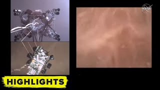 NASA reveals FIRST VIDEO of Perseverance's touchdown on Mars!