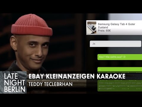 Teddy Teclebrhan spielt Ebay Kleinanzeigen Karaoke | Late Night Berlin | ProSieben