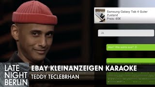 Teddy Teclebrhan spielt Ebay Kleinanzeigen Karaoke | Late Night Berlin | ProSieben screenshot 3