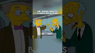 Mr. Burns made a meatless burger #quickrecap #trending #1080p #short #thesimpsons #burger #cartoon
