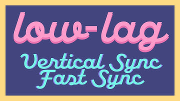 Latency Test: Low-Lag Vsync ON vs Low-Lag Fast Sync w/ All RTSS Frame Limiters (Reflex Included)!