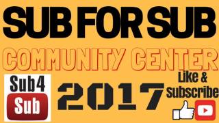 SUB FOR SUB CENTER 2017