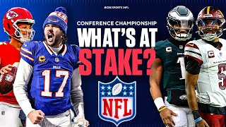 What's at stake for EACH Conference Championship QB? | NFL experts weigh in