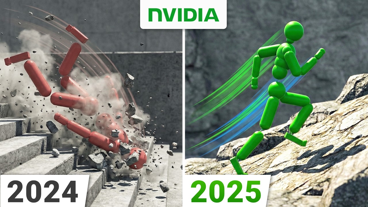NVIDIA’s AI Learns To Walk…Painfully