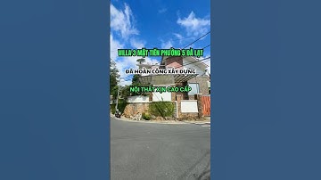 Villa góc 3 mặt tiền P5 Đà Lạt #bds #batdongsan #reviewnhadalat #reviewvilladalat #reviewnha #bds