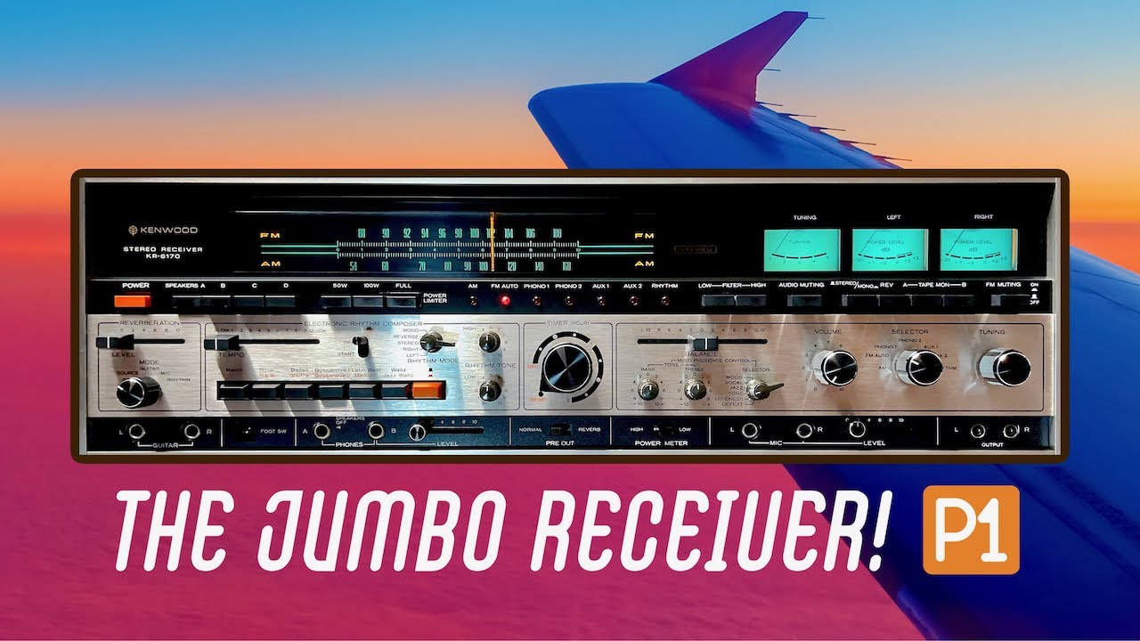 Kenwood KR6170 Jumbo Jet • The Most Interesting Stereo Receiver In The