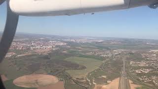 Pouso Tap Express ATR72-600. Lisboa - Madrid