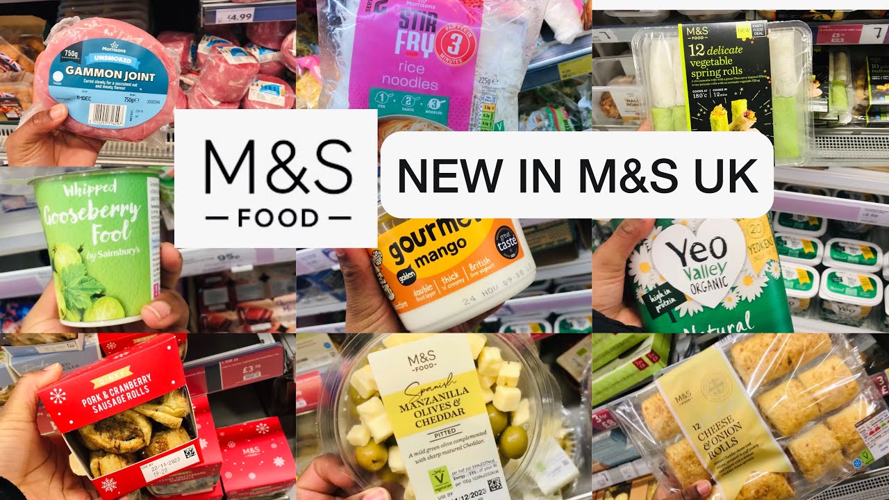 M&S FOOD STORE HAUL,INSIDE M&S GROCERY STORE,MARKS AND SPENCER FOOD
