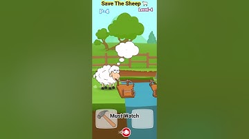Save The Sheep 🐑 P-4 (Level-4) #sorts #vidiq #loverrescue #tg #game #shorts