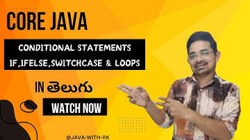 Master Java Conditional Statements: if, else, switch - Explained for Beginners| javawithrk