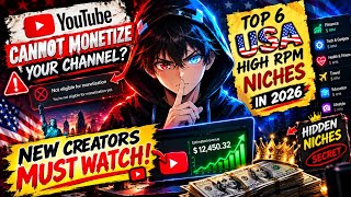 Top 6 USA High RPM Niches in 2026 💰 | #1 Will Shock You!