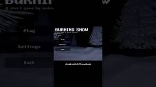 GAME HOROR ATMOSFERIK 10 MENIT   #BurningSnow #itchio #horrorgame