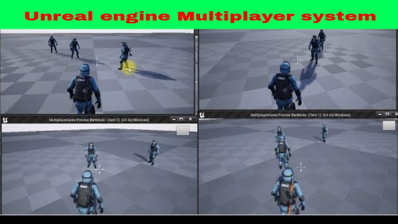 Unreal engine Multiplayer system - YouTube