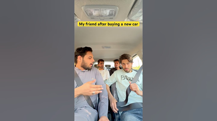 My friend after buying a new car 😂 #shorts