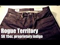 Rogue territory 15oz proprietary indigo raw denim