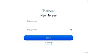 TestNav Login on Student ChromeBooks