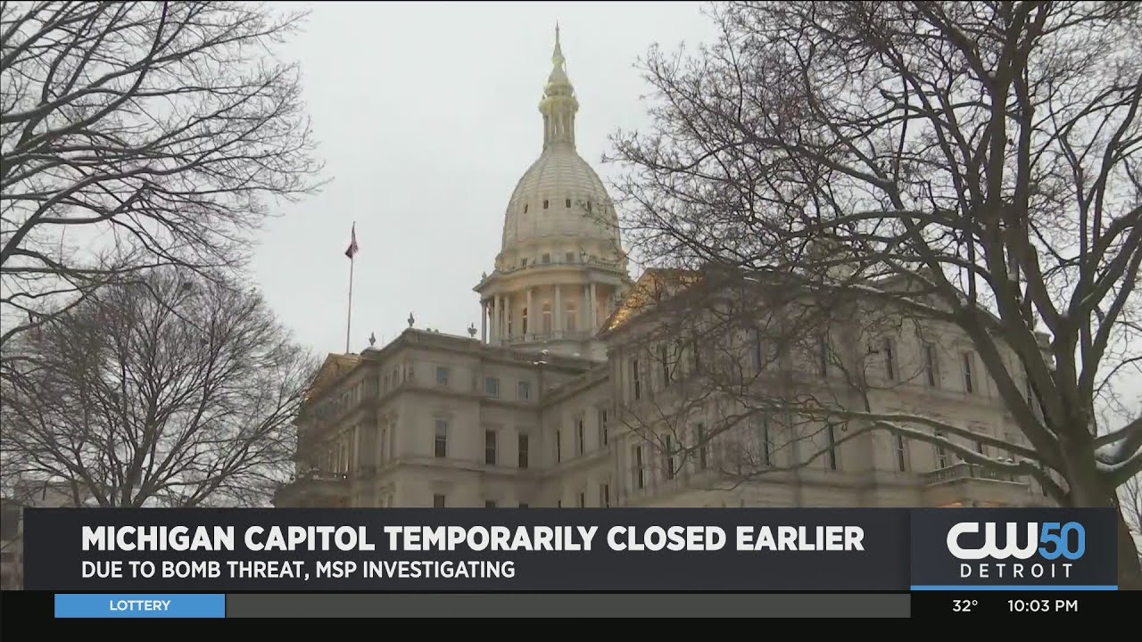 Michigan Capitol Reopens Following Bomb Threat