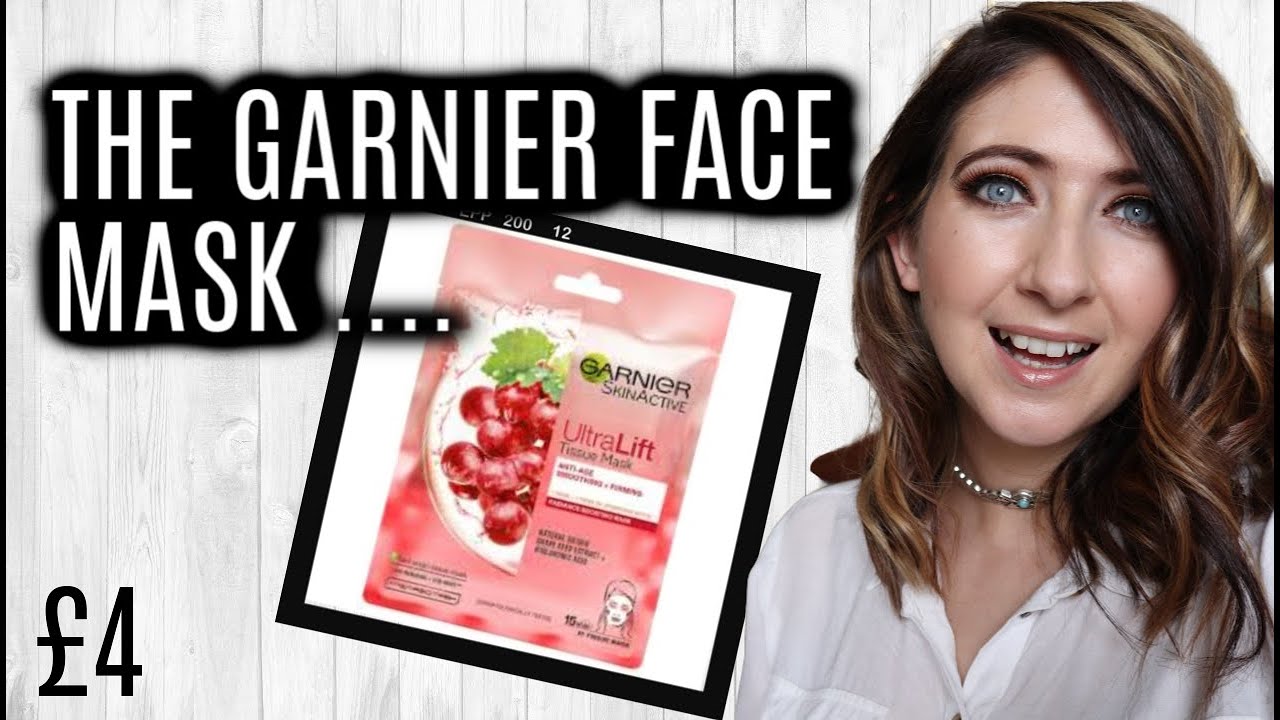 Garnier Ultralift Anti Ageing Radiance Boosting Face Sheet Mask Review | WILLOW BIGGS