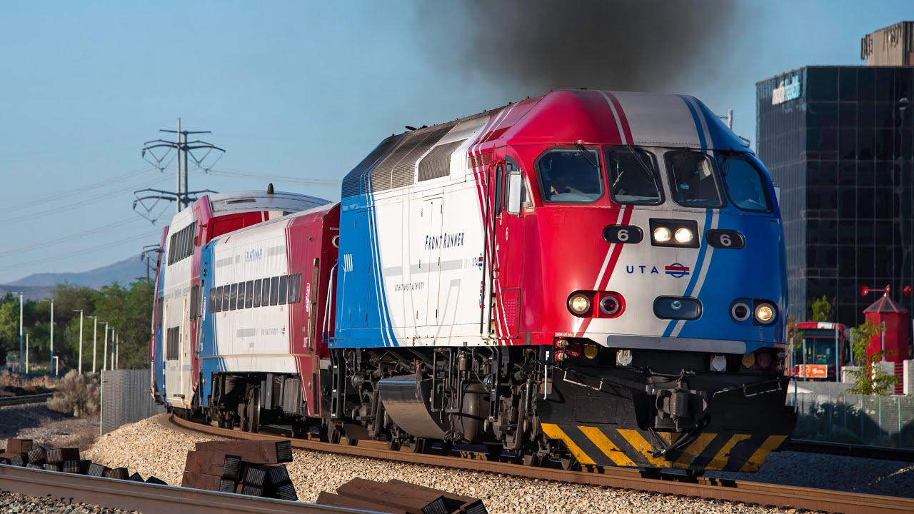 Trains Around Salt Lake City - UTA FrontRunner and Union Pacific