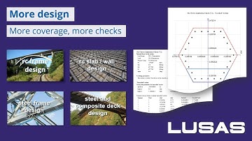 In short: More design capabilities, coverage and checks  in LUSAS version 20