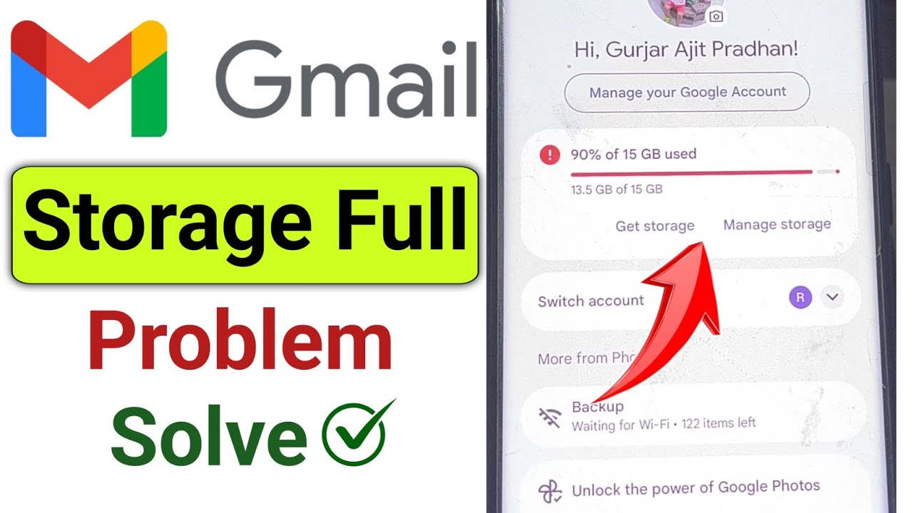 Gmail storage full google photos | Gmail storage full problem | Gmail storage kaise badhaye 