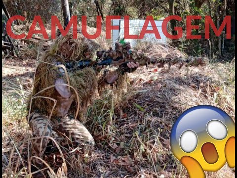 Ghillie para Airsoft - Faça você mesmo sua Camuflagem!