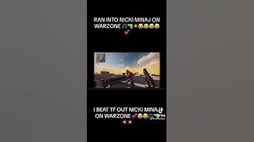 RAN INTO NICKI MINAJ ON WARZONE 💕🫶🏾😂🔫💥💥💥💥💥💥💥#music #warzone #nickiminaj #manimarley_