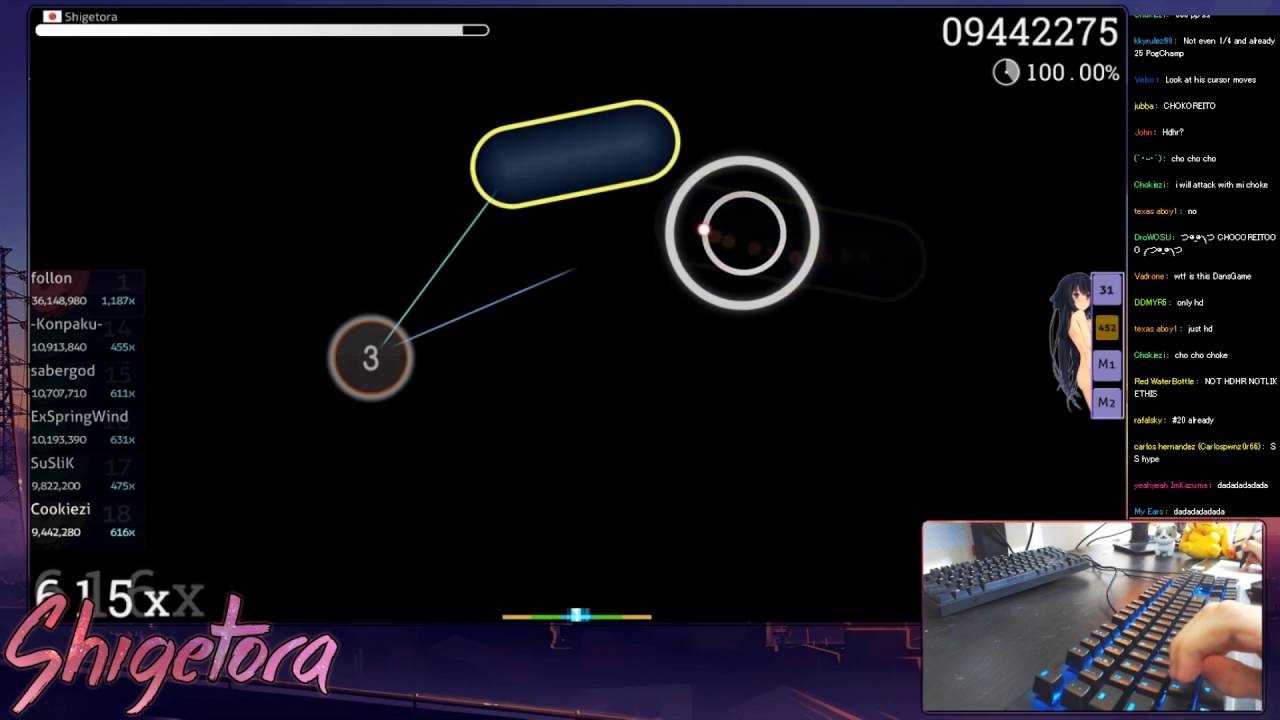 Cookiezi |  BABYMETAL - Gimme chocolate!! [BLACK CHOCOLATE!!] HD 99.94% 581pp | Livestream w/ chat!