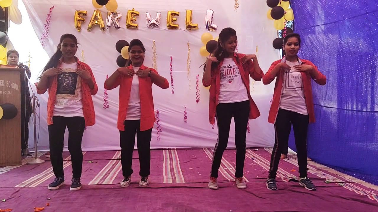 Farewell dance by 11th Bio girls|| MGM school || - YouTube