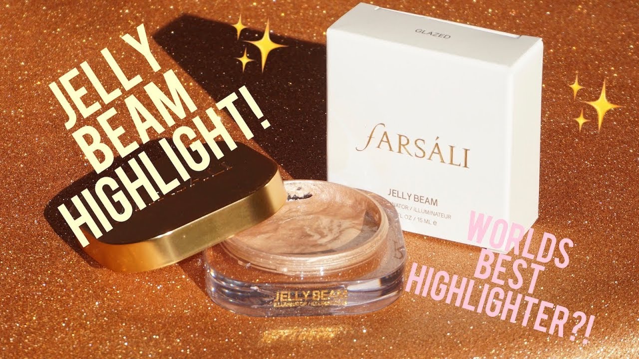 Worth your money?! | Testing Brand New Farsali Jelly Beam Highlight! | Best Highlighter?!
