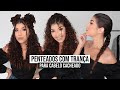 PENTEADOS COM TRANÇAS *CABELOS CACHEADOS* | por Jessica Melo