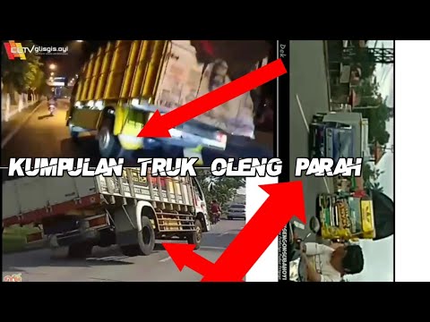 Kumpulan truk  oleng  sangat Parah ada rendi  