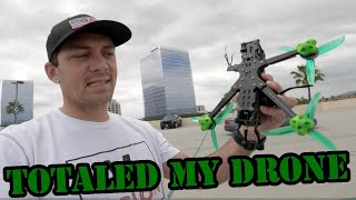 First Time Diving a Building FPV (Gone Wrong)