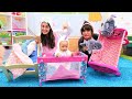 Anne bebek eğitici video. Oyuncak bebek için yeni yatak! Eğlenceli bebek bakma