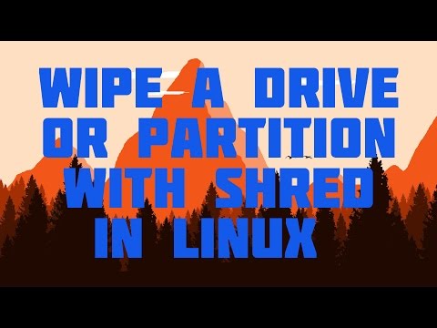 Wipe a Drive or Partition with Shred in Linux hqdefault