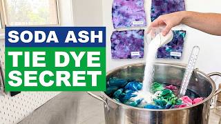 Soda Ash for Tie Dye Explained: How to Mix, Soak, and Reuse It (Beginner Guide)