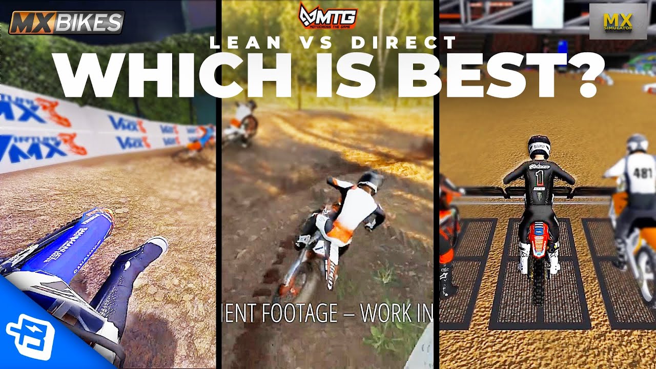 MX Bikes vs MX Sim vs Motocross The Game — Steering Explained - YouTube