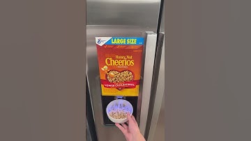 Honey Nut Cheerios Fridge #cheerios #honeynutcheerios #cereal