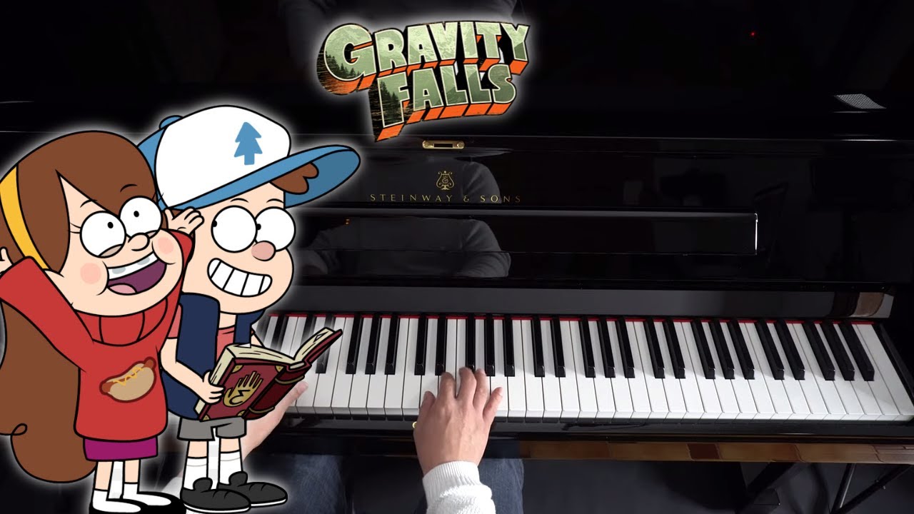 Gravity Falls Theme Song Piano Tutorial YouTube