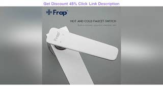 Top Frap New Crane White Bathroom Sink Faucet Tap Brass Bathroom Faucet Deck Mounted Basin Mixer Ta